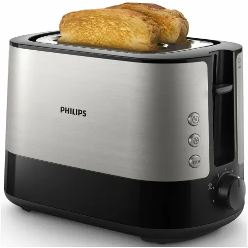 Тостер PHILIPS HD2637/90 черный/серебристый