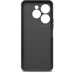 Бампер Infinix Hot 40/Hot 40 Pro Borasco Microfiber Case черный