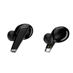 Гарнитура Bluetooth Maxvi TWS MHF-100BT сенсорные черно-серебристый