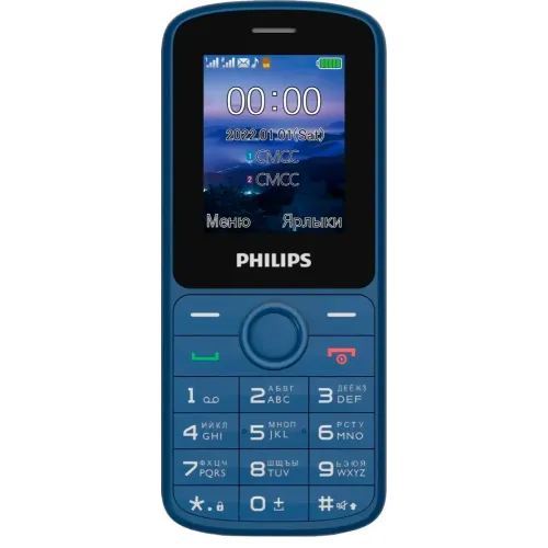 Сотовый телефон Philips E2101 синий
