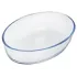 Форма для выпечки стекло DANIKS, овальная, 17.9х25.8х5.2 см, 1.53 л (45084)(455577)
