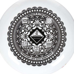 Кастрюля СтальЭмаль, Мозаика белоснежная, эмаль, индукция , 2л, 1RB181M (279557)