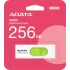 Карта USB3.2 256 GB ADATA AUV320-256G-RWHGN белый/зеленый