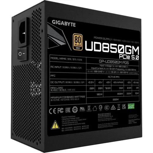 Блок питания Gigabyte UD850GM PG5 V2