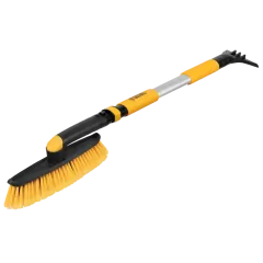 Щетка для уборки снега Denzel со скребком телескоп.,750-1120 мм (55326)