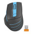 Мышь A4 Fstyler FG30 серый/синий оптическая (2000dpi) беспроводная USB (5but) голубая