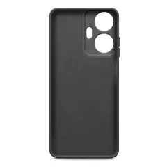 Бампер Realme C55 Borasco Microfiber Case черный