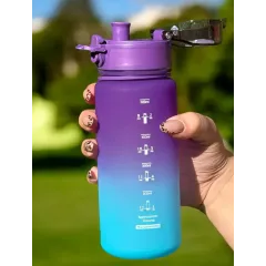Бутылка для воды спортивная COSMO, голубо-фиолетовая, 500 мл.