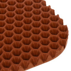 Коврик для сушки посуды, 34х27 см, коричневый, ПУ34/27 (435626)