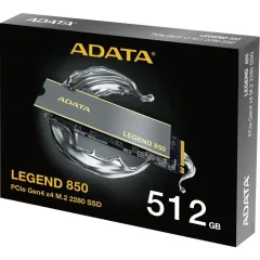 SSD M.2 512Gb ADATA PCI-E 4.0 x4 2280 ALEG-850-512GCS Legend 850