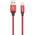 Кабель USB 2.0 A вилка - Lightning 8-pin 1 м Pero DC-02 красный