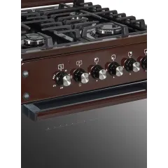 Газоэлектроплита  IDEAL L155 ГК чуг.коричневый