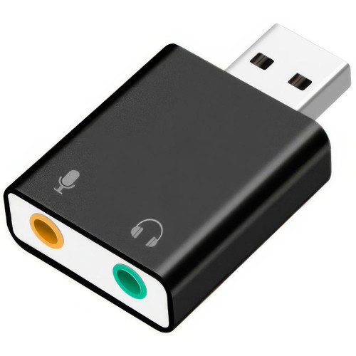 Звуковая карта USB GSMIN B39 7.1 USB 2.0 черный
