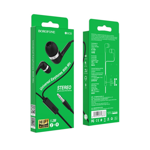 Гарнитура Borofone BM39 black