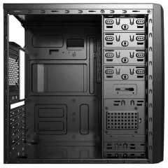 Корпус Aerocool CS-1101 черный без БП ATX 2x120mm 1x140mm 2xUSB2.0 1xUSB3.0 audio