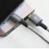 Кабель USB 2.0 A вилка - Type C 1.2 м Olmio 2.1А Basic текстильный серый
