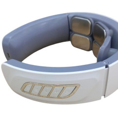 Массажер для шеи NN, 6 пластин, белый