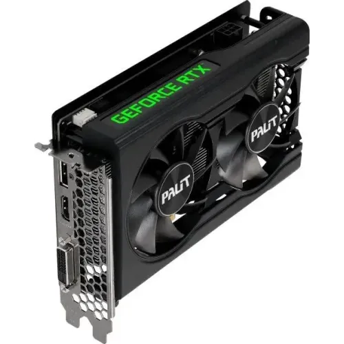 Видеокарта Palit PCI-E 4.0 PA-RTX3050 DUAL NV RTX3050 8Gb 128bit GDDR6 1552/14000 DVIx1/HDMIx1/DPx1/ NE63050018P1-1070D
