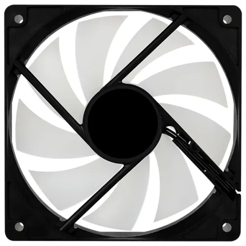 Кулер корпус 120x120x25 Aerocool Frost 12, 120x120 4-pin 18-28dB 160gr LED Ret FROST