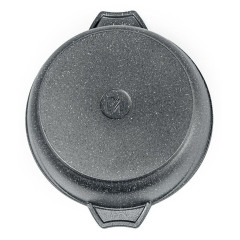 Жаровня Мечта Гранит, 28 см (34701)(362476) с крышкой