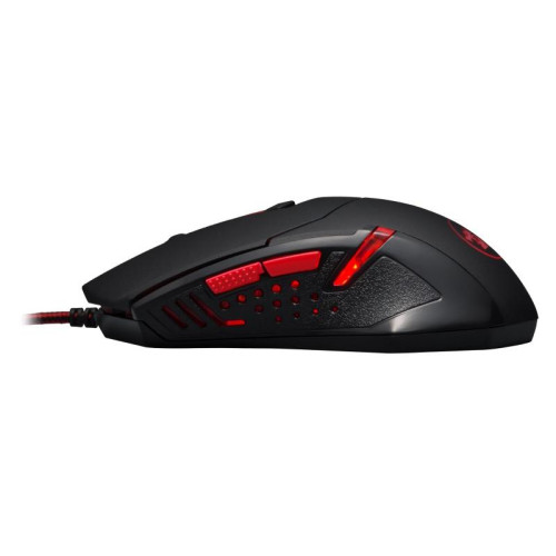 Мышь RedDragon M601BA черный/красный игровая + коврик для мыши 