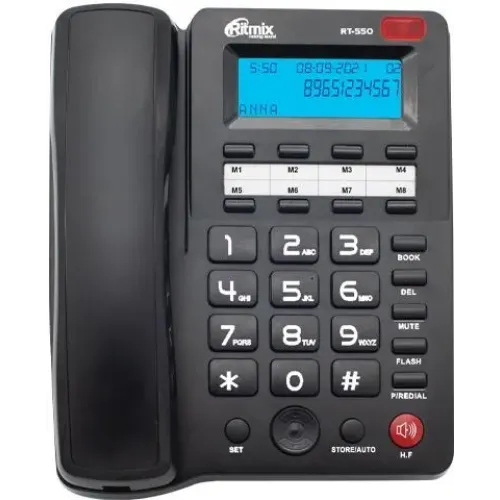 Телефон RITMIX RT-550 black