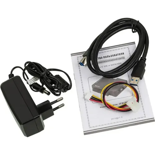 Док станция для HDD AgeStar 3FBCP1 IDE SATA IDE пластик черный 2.5