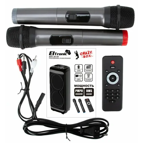 Акустика портативная ELTRONIC 30-55 CRAZY BOX (*7)