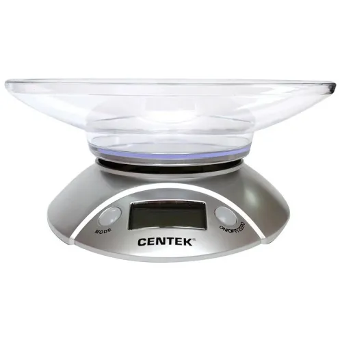 Весы кухонные электронные CENTEK CT-2451 серебро/черный