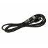 Кабель USB 3.0 Type-C - Type-C 1 м NB-Q183B, поддержка PD, нейлон, черный