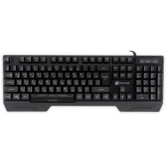 Клавиатура Oklick 709G черный USB LED
