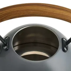 Чайник со свистком WEBBER BE-0604, 2.5 л., серый