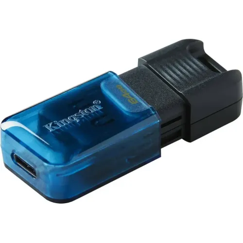 Карта USB3.2 64 GB Kingston DataTraveler 80 M Type-C DT80M 64GB черный