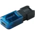 Карта USB3.2 64 GB Kingston DataTraveler 80 M Type-C DT80M 64GB черный