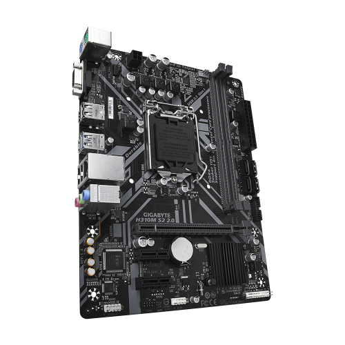 М/П SOC-1151v2 Gigabyte H310M S2 2.0 2xDDR4 mATX AC`97 8ch(7.1) GbLAN+VGA