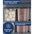 Контейнер пласт. GOOD&GOOD, квадрат, 1000 мл., прозрачный/черная крышка