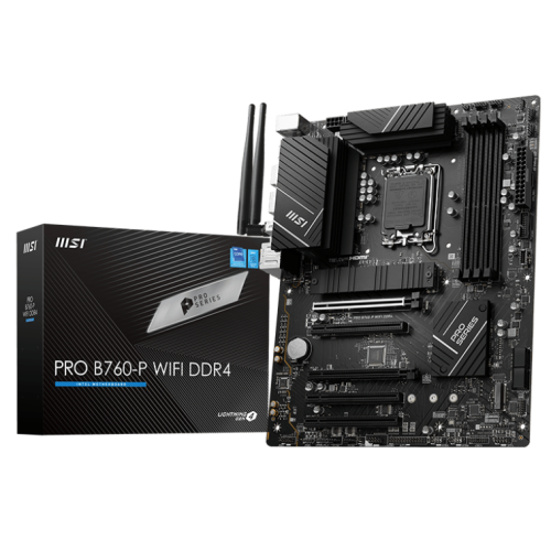 М/П SOC-1700 MSI PRO B760-P WIFI DDR4 4xDDR4 ATX AC`97 8ch(7.1) 2.5Gg+HDMI+