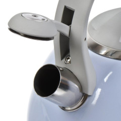 Чайник со свистком Daniks M-083B, голубой, 2,7 л.