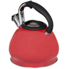 Чайник со свистком Daniks Валетта QS-K-3, индукция, красный, 3 л.
