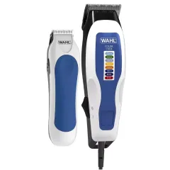 Машинка для стрижки Wahl Color Pro Combo 1395.0465 синий/белый + триммер