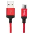 Кабель USB 2.0 A вилка - Type C 1 м HOCO X14 Red Black