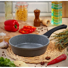 Сковорода ГУРМАН Estima серая ГМ2801 ЭЧИ индукция 28см (430988)