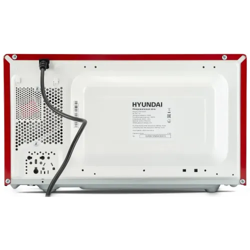 Микроволновая печь HYUNDAI HYM-D3037, 20 л., красная (Э/М)