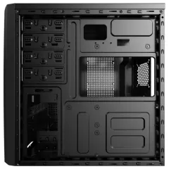 Корпус Aerocool CS-1101 черный без БП ATX 2x120mm 1x140mm 2xUSB2.0 1xUSB3.0 audio