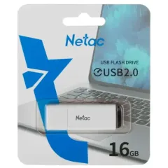 Карта USB2.0 16 GB NETAC U185 NT03U185N-016G-20WH белый