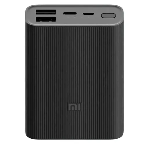 Повербанк 10000 мАч Xiaomi Mi Power Bank 3 Ultra Compact черный