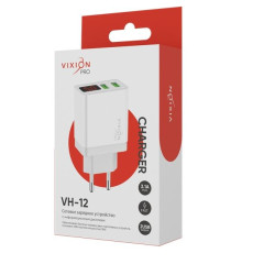СЗУ Vixion VH-12 3.1A Smart IC с дисплеем PRO белый