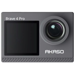 Экшн-камера AKASO BRAVE 4 PRO. Цвет: серый.