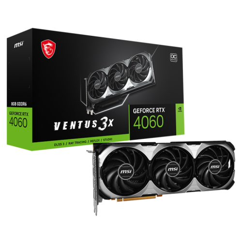 Видеокарта MSI RTX 4060 8 Gb Ventus 3X [RTX 4060 VENTUS 3X 8GOC]