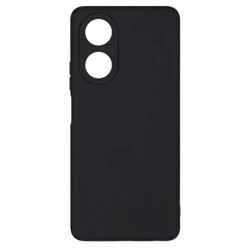 Бампер OPPO A58 4G ZIBELINO Soft Matte черный с микрофиброй